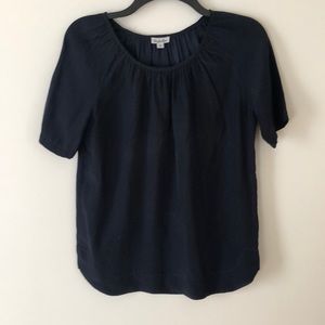 Navy Blue Steven Alan silk top.